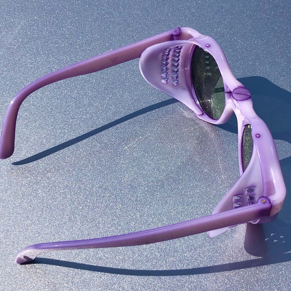Vintage Flat Glass Lens Sunglasses By Nylon France - Picture 9 of 12